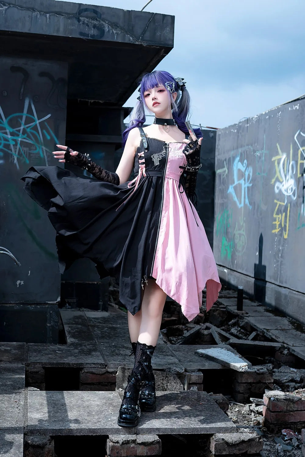 Design sense Gothic dark dress