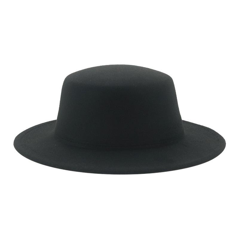 Women Luxury Fedora Hat Women Fedora Hat Women Solid Wide Brim Winter Men Hat Retro Wide Autumn Unique Style Men Hat Vintage Brown Formal Wedding Fedora Hats