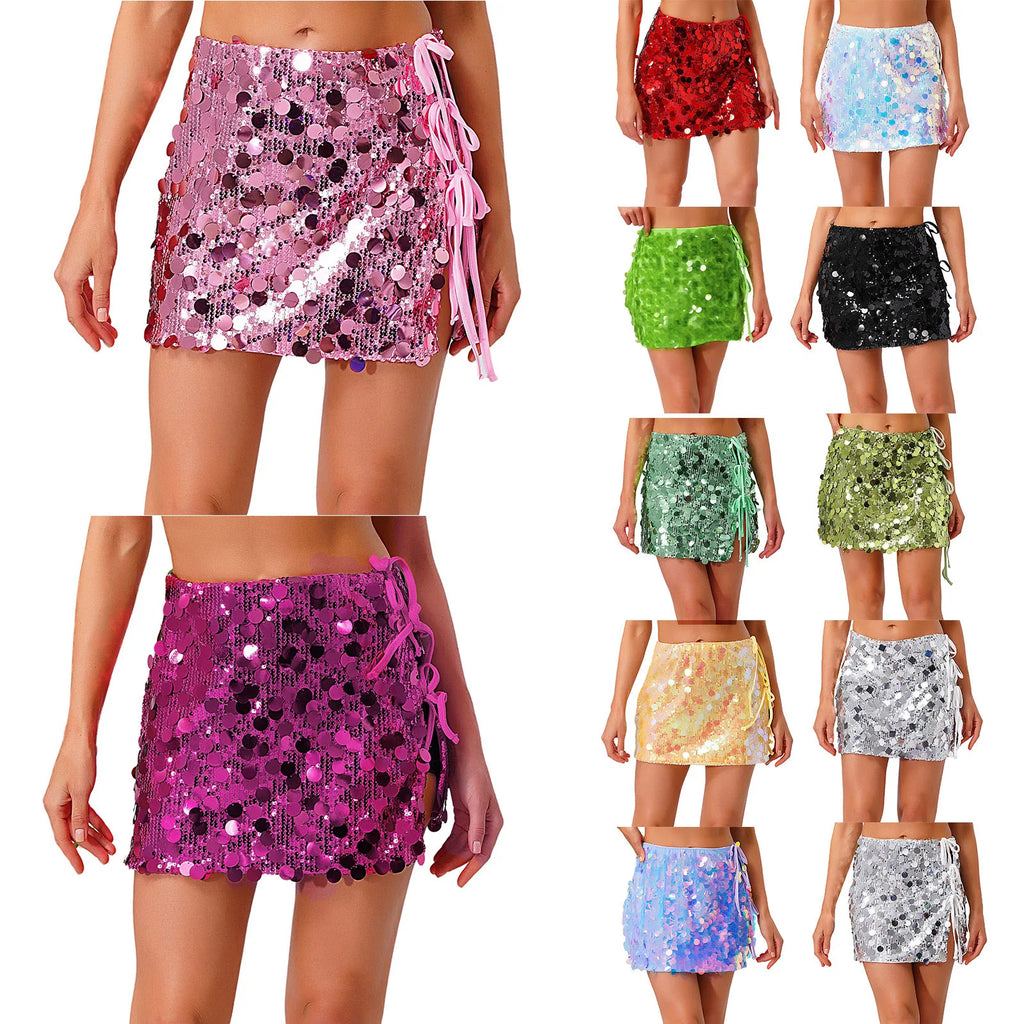 Women's Sequin Bodycon Mini Skirt