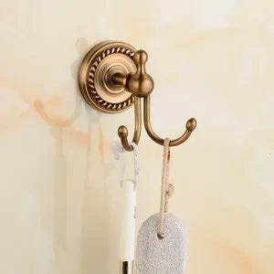 . Solid Brass Bathroom Accessories Set,Robe hook,Paper Holder,Towel Bar,Soap Basket,Bathroom Fitting Sets