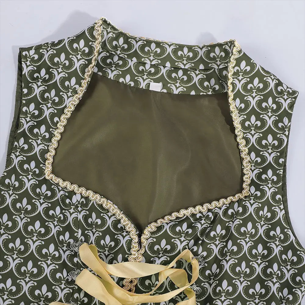 Dress Woman Traditional Dress Women Dirndl Dress With Dirndl Apron For Oktoberfest Vestidos Woman Clothes