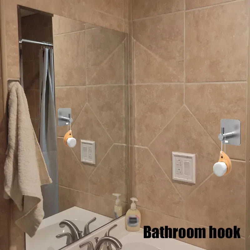 5-Piece Bathroom Hardware Set – Wall-Mounted Accessories Including Towel Bar, Hooks, and Toilet Paper Holder