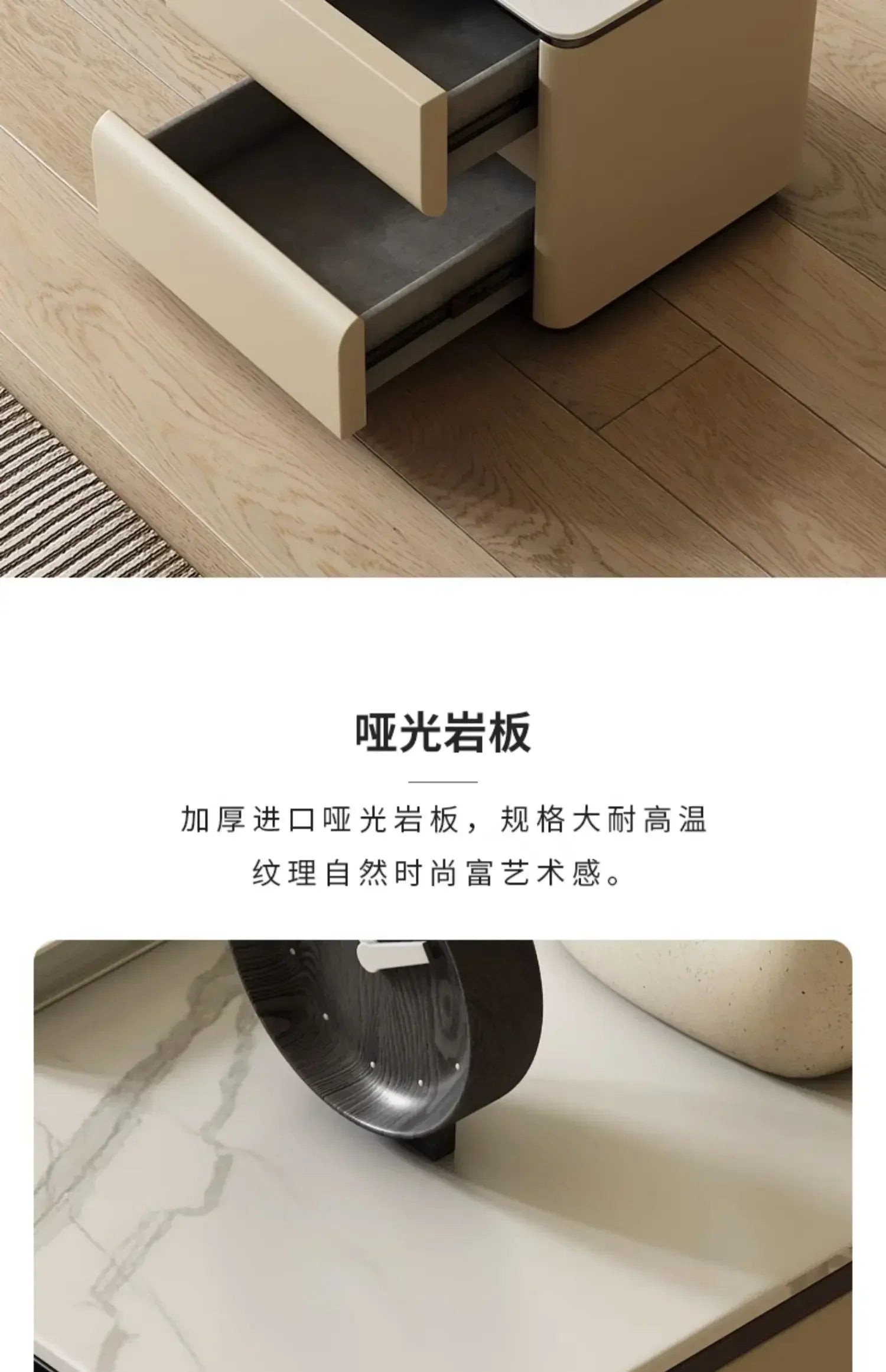 Bedroom White Nightstands Drawers Organizers Storage Box Simple Design Nightstands Aesthetic Men Szafka Nocna Home Decoration