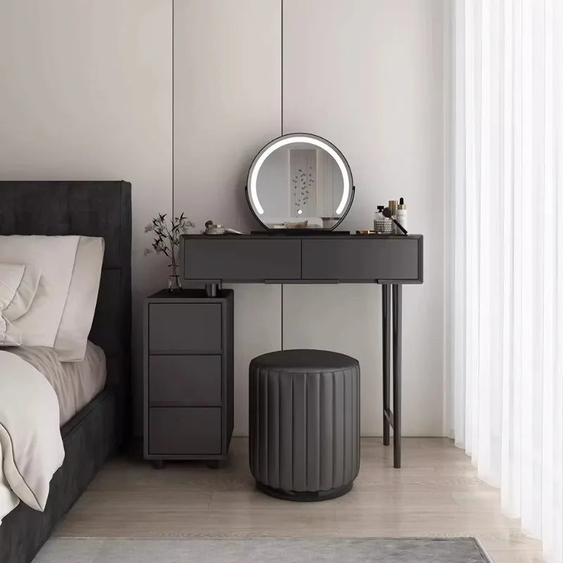 Drawer Vanity Table Accessories Drawer Storage Vanity Table Makeup Bedroom Coiffeuse Avec Miroir Et Tabouret Bedroom Furniture