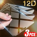 3Pcs Tempered Glass for iPhone 14 13 12 11 15 Pro Max Mini Screen Protector for iPhone 17 XR XS MAX 7 8 Plus 16 Protective Glass