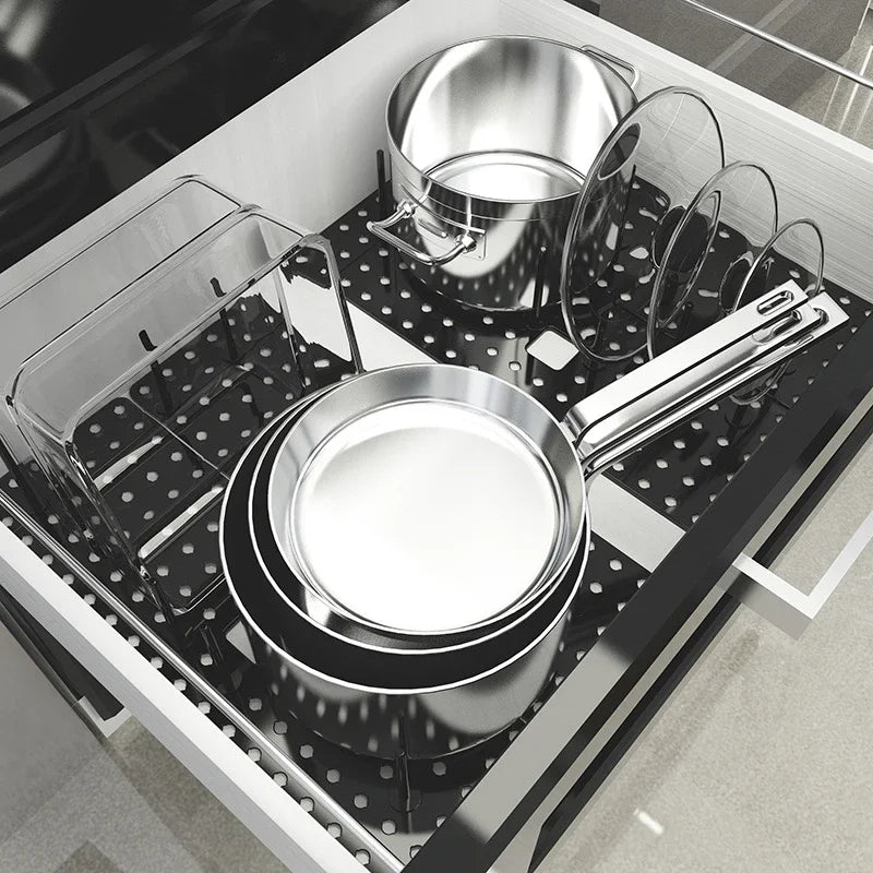 Kitchen Organizer Sink Drain Shelf Dish Drying Rack Bowl Plates Shelf Storage Drawer Desktop Adjustable Holder Home Accessories