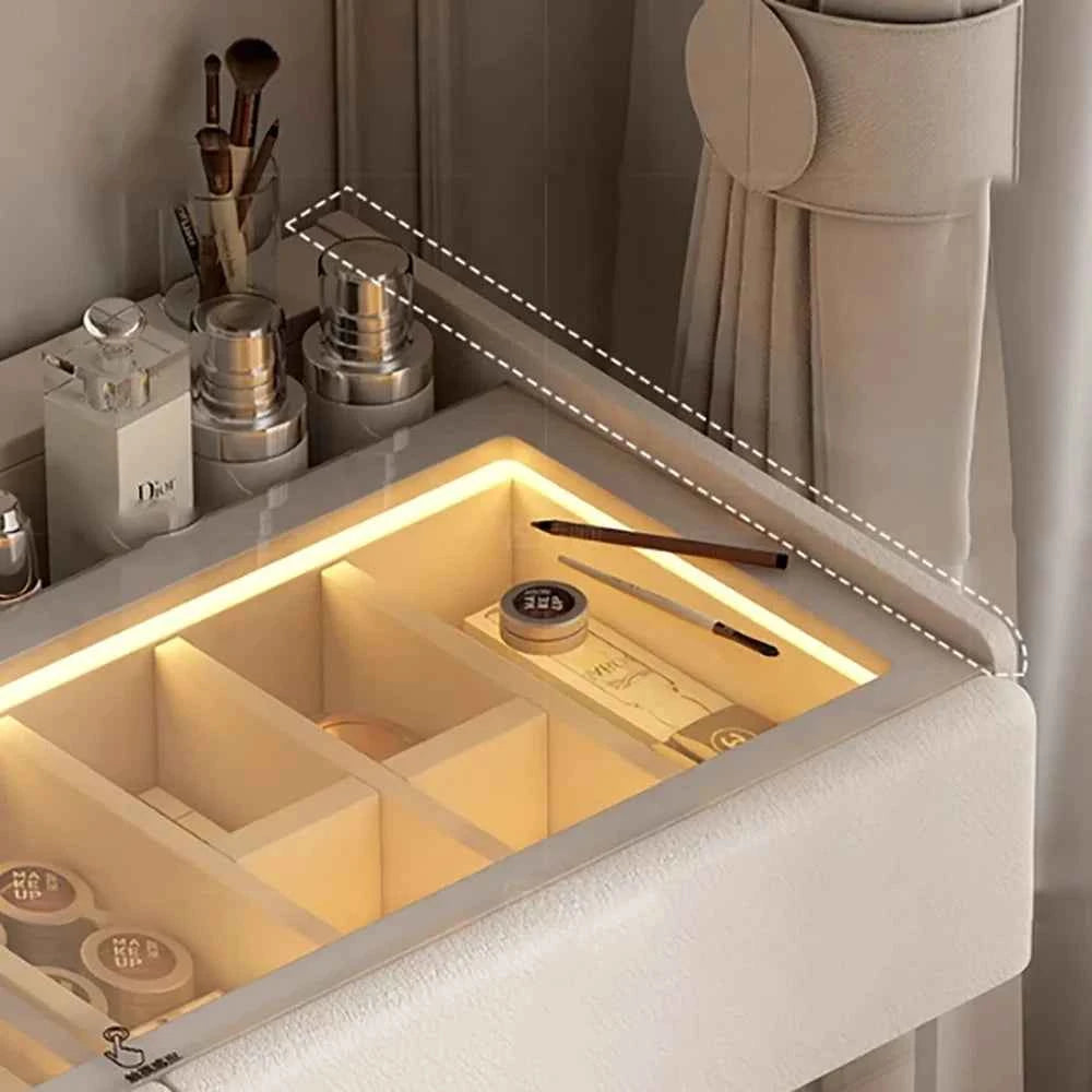 Makeup Dressing Vanity Table Accessories Storage Modern Vanity Table Bedroom Table De Maquillage Avec Miroir Bedroom Furniture