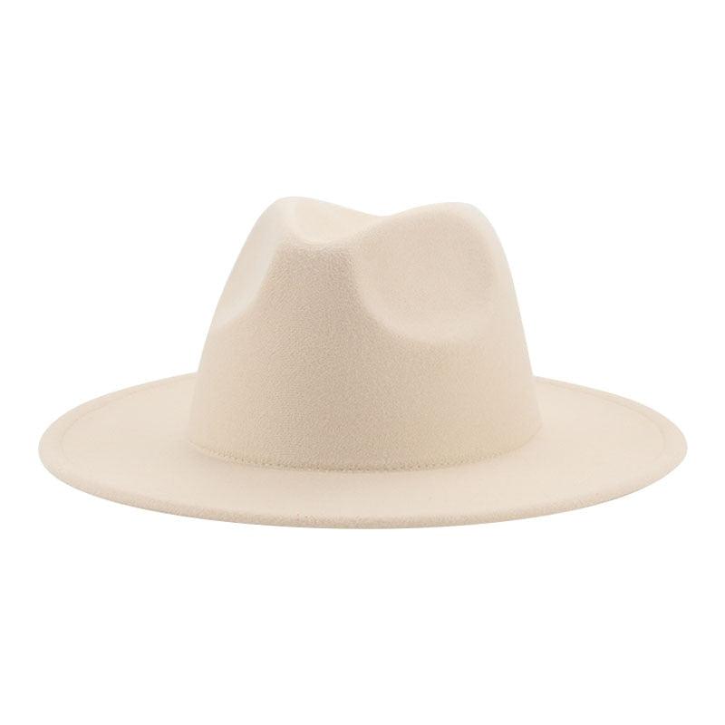 Women Luxury Fedora Hat Women Fedora Hat Women Solid Wide Brim Winter Men Hat Retro Wide Autumn Unique Style Men Hat Vintage Brown Formal Wedding Fedora Hats