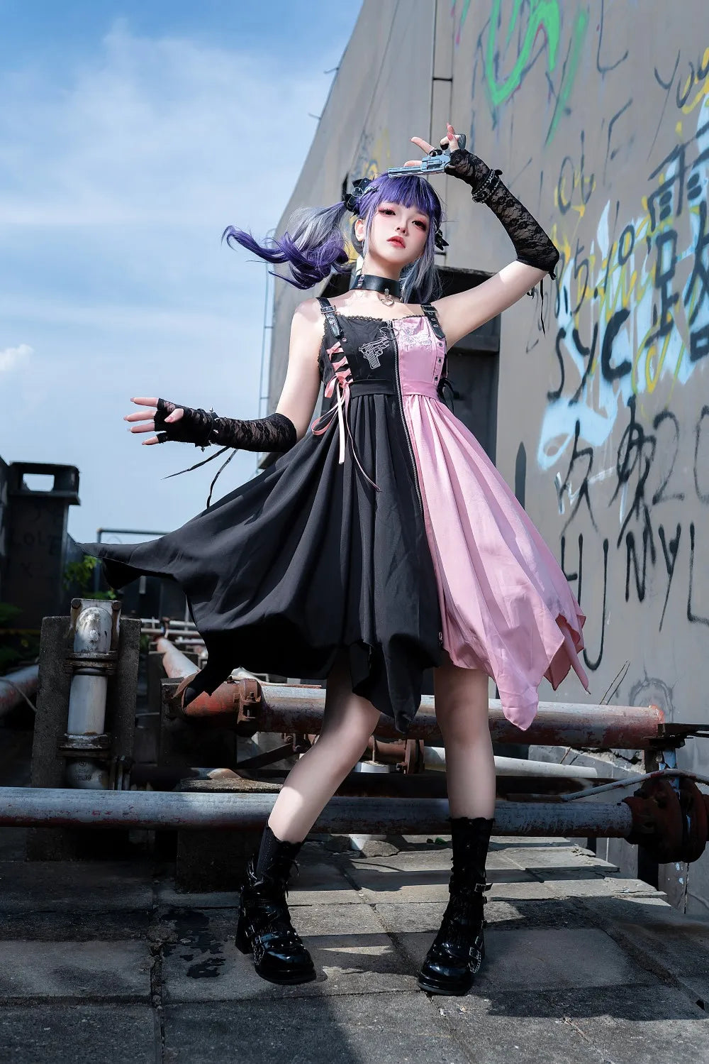 Design sense Gothic dark dress