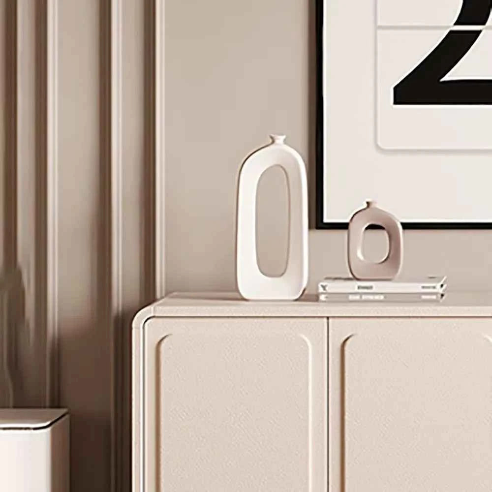 Trendy Floor Standing Living Room Decoration Cabinets Simple Modern Accent Cabinet Storage House Container Vitrina Furniture