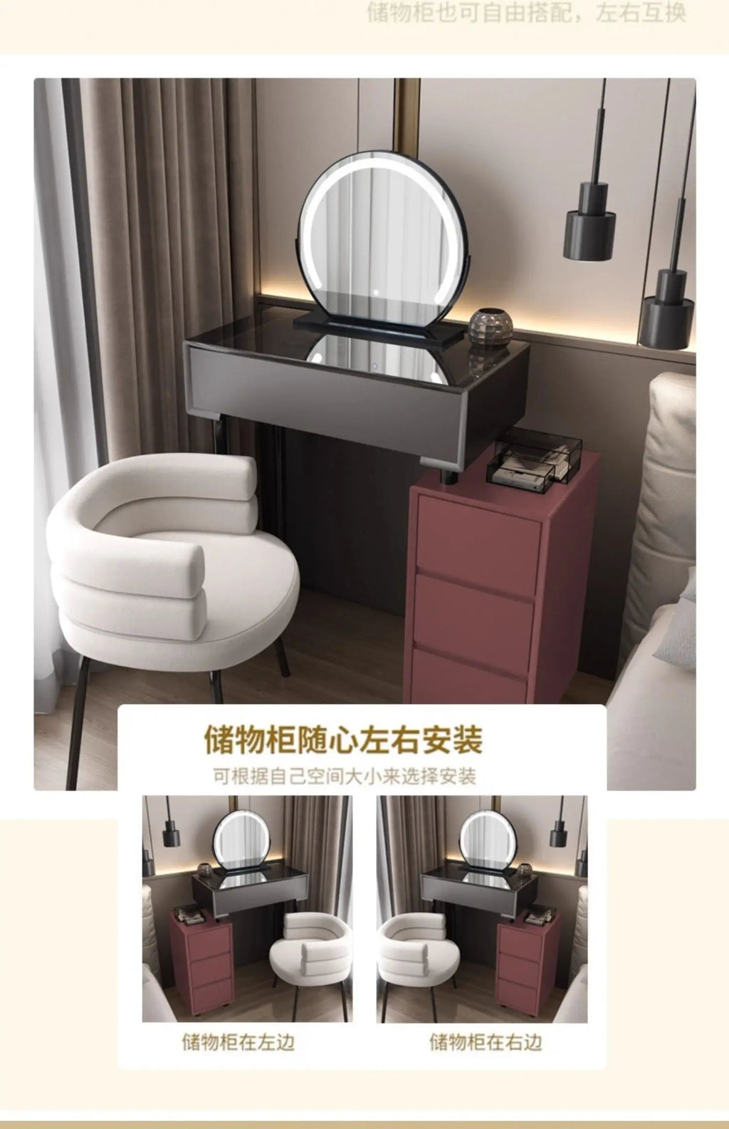 Drawer Vanity Table Accessories Drawer Storage Vanity Table Makeup Bedroom Coiffeuse Avec Miroir Et Tabouret Bedroom Furniture