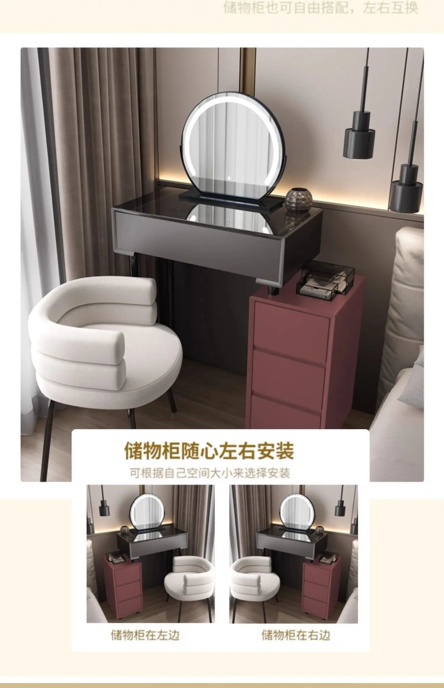 Drawer Vanity Table Accessories Drawer Storage Vanity Table Makeup Bedroom Coiffeuse Avec Miroir Et Tabouret Bedroom Furniture