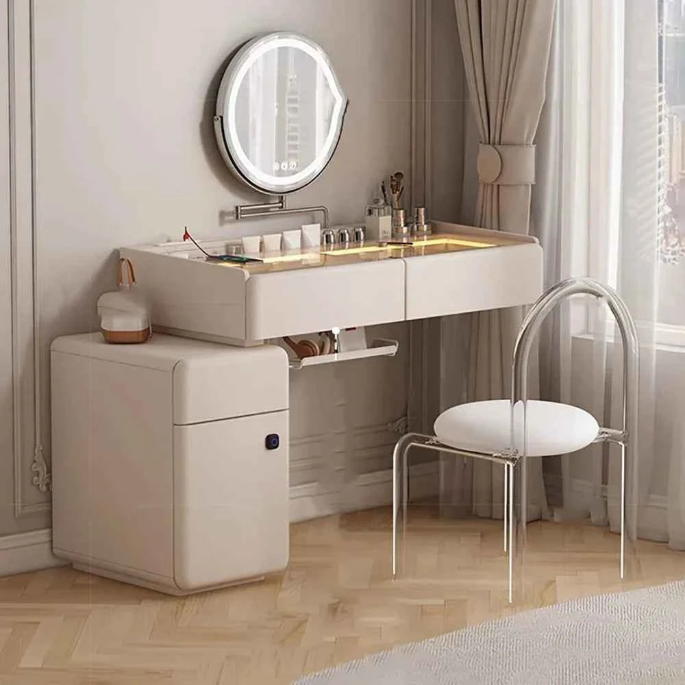Makeup Dressing Vanity Table Accessories Storage Modern Vanity Table Bedroom Table De Maquillage Avec Miroir Bedroom Furniture