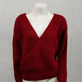 Sweater Women's Solid Color Long Sleeve Knitted Top  Autumn/Winter New V-neck Sweater Women