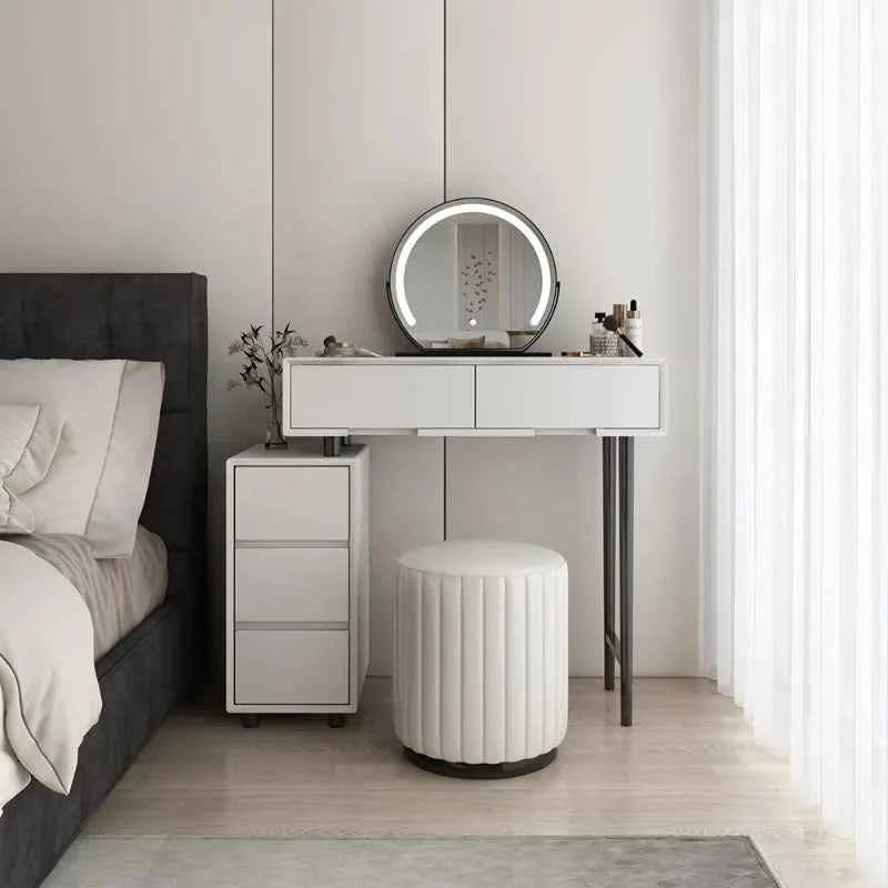 Drawer Vanity Table Accessories Drawer Storage Vanity Table Makeup Bedroom Coiffeuse Avec Miroir Et Tabouret Bedroom Furniture