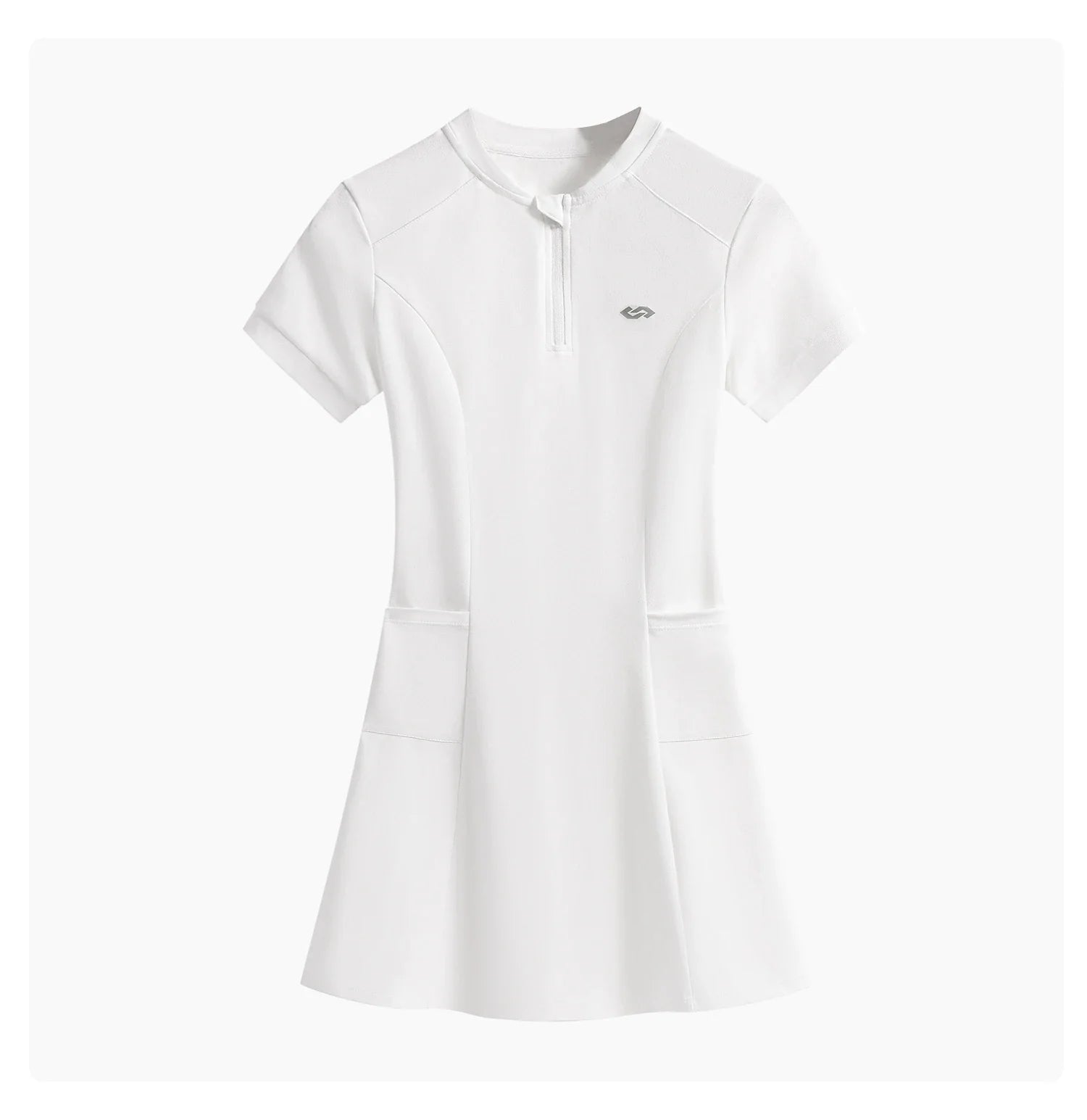 DRUR Elegant Tennis Dress Women Summer Lightweight Quick Dry Sports Dress Back Hollow Out Golf Wear Yoga Clothing Sportswear New