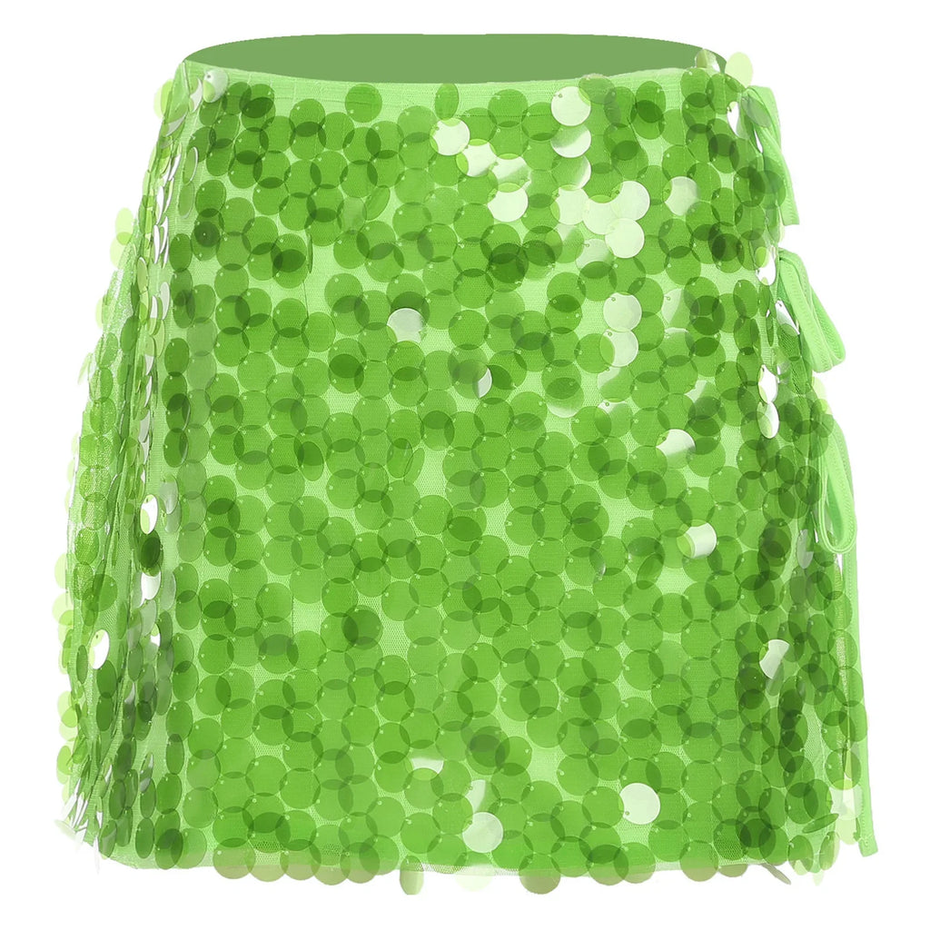 Women's Sequin Bodycon Mini Skirt