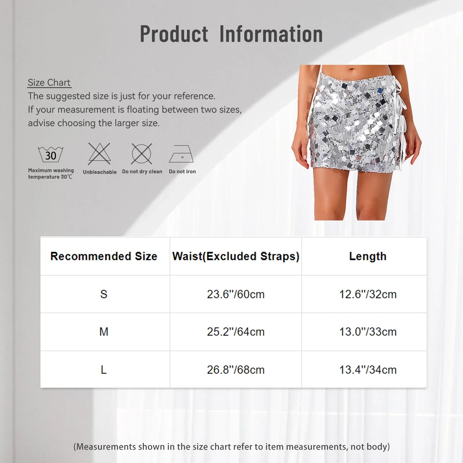 Women's Sequin Bodycon Mini Skirt