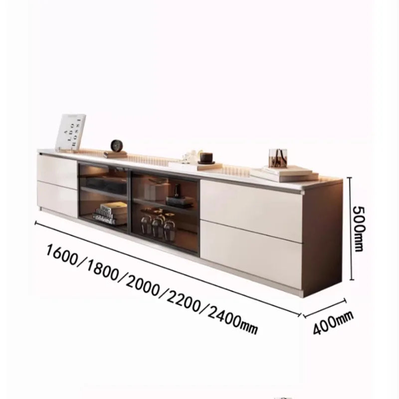 Living Room Cabinets Decoration Simple Display Cabinet Drawers Storage Vitrinas De Cristal Y Madera Para Salon Home Furniture