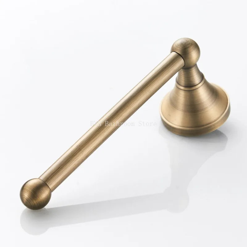 Bathroom Accessories Antique Brass Wall Mounted Toilet Paper Holder Towel Ring Robe Coat Hook Bathroom Hardware