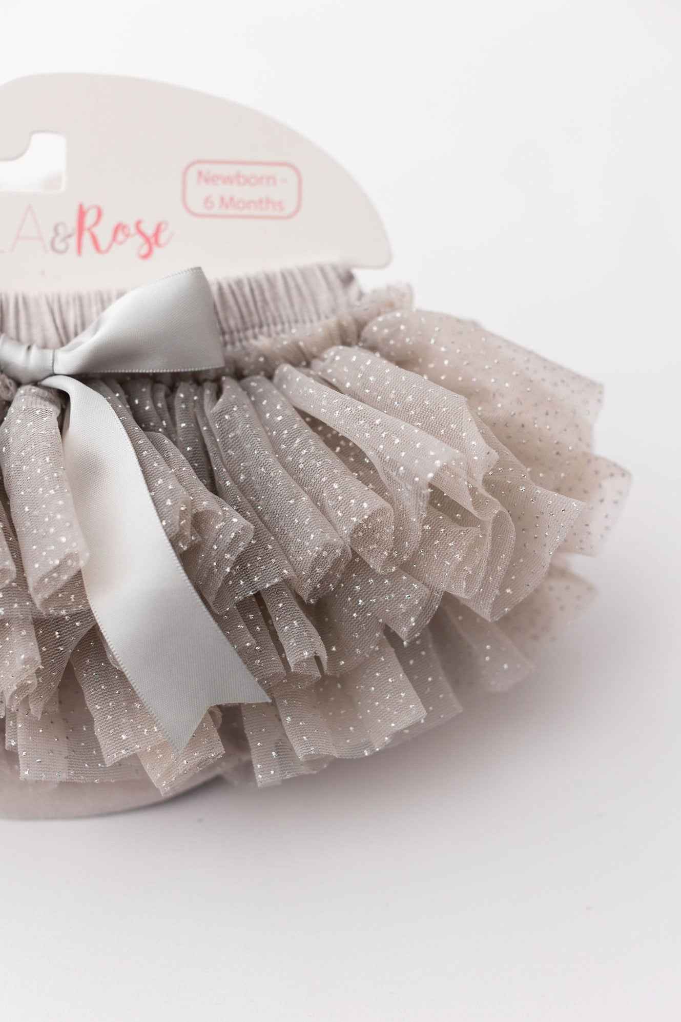 SALE Silver Glitter Ruffle Tutu Bloomer