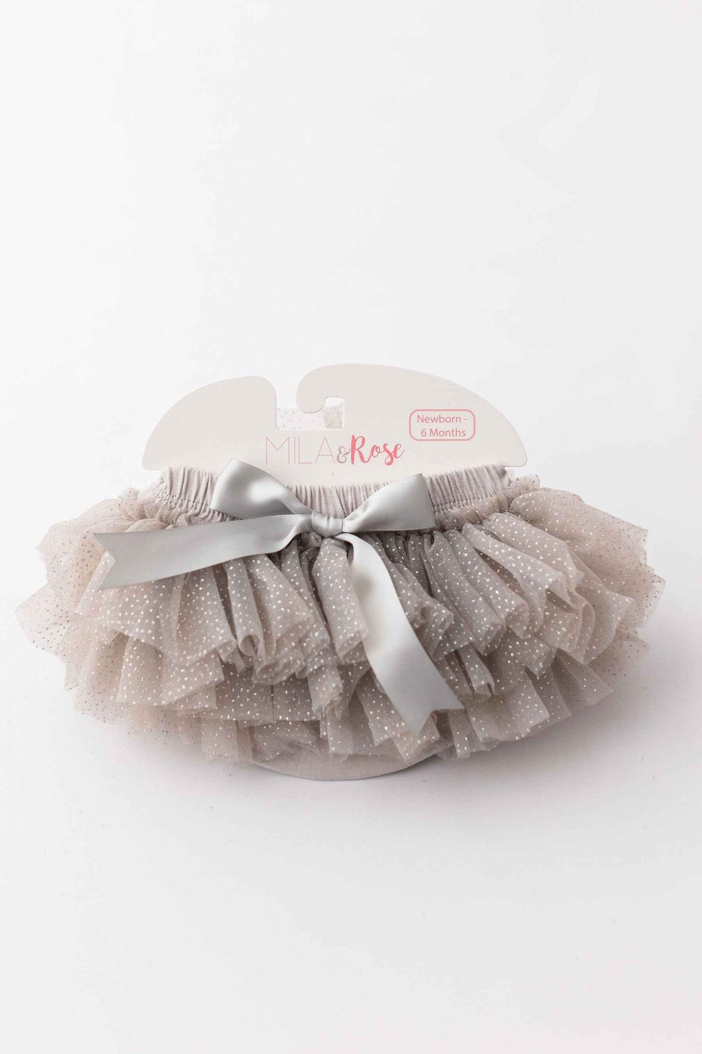 SALE Silver Glitter Ruffle Tutu Bloomer
