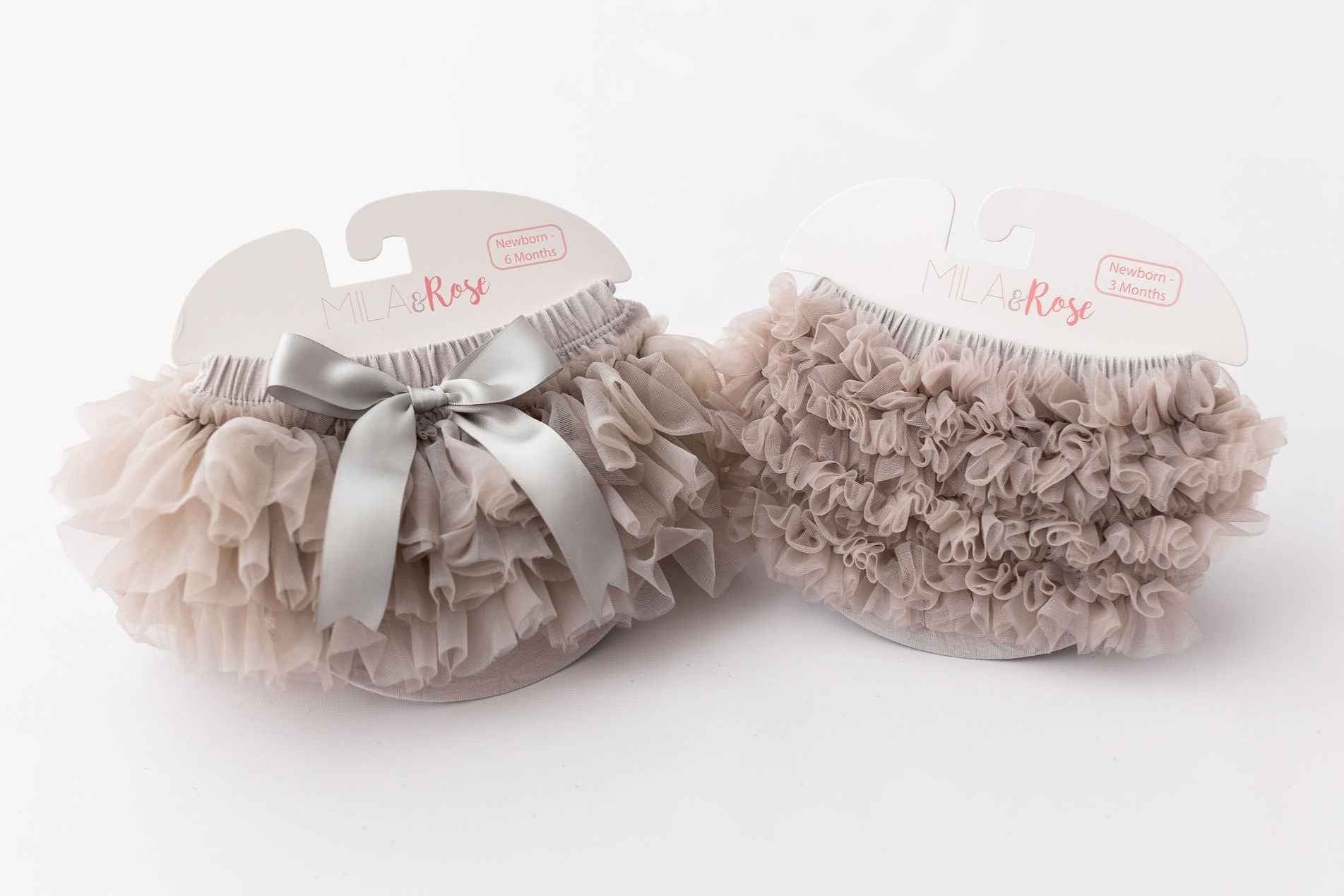 SALE Silver Ruffle Bum Bloomer