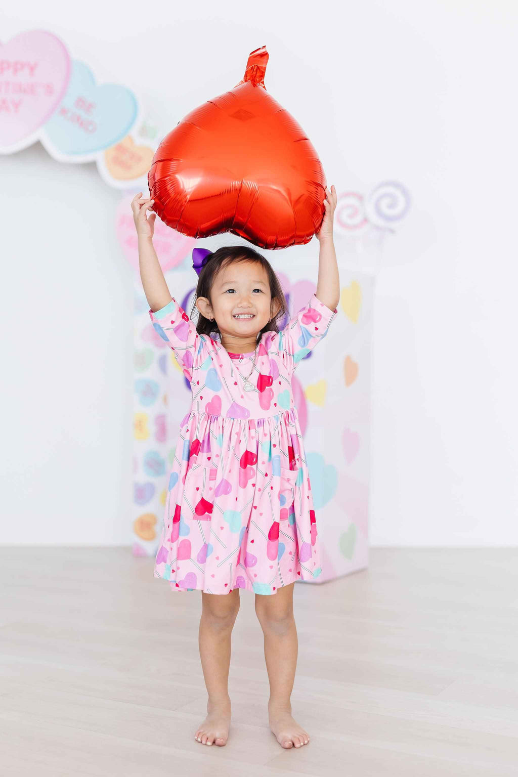 Sucker for You 3/4 Sleeve Pocket Twirl Dress