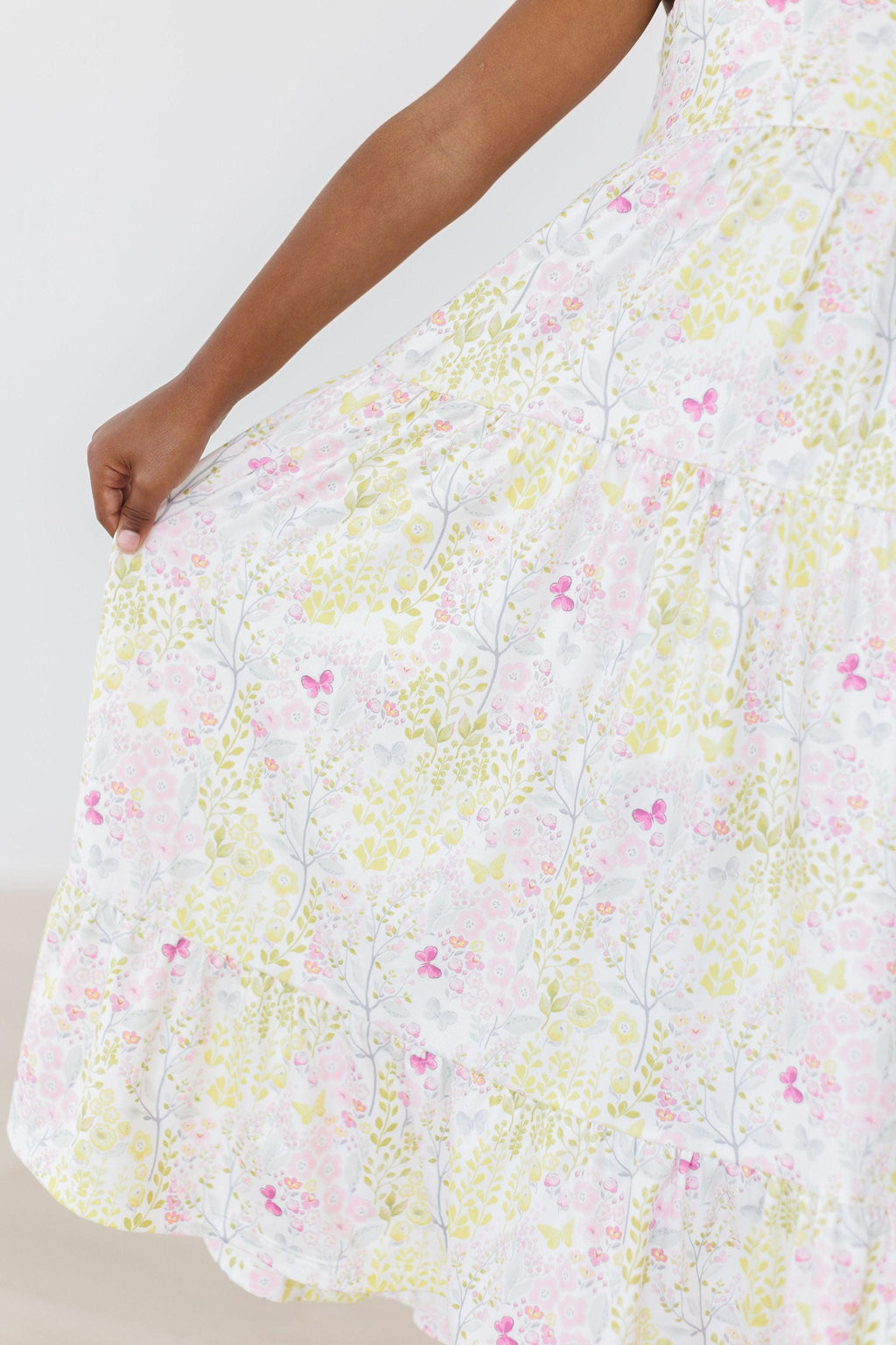 SALE Sunny Days Ruffle Maxi Dress