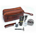 The Single Section Toiletry- Brown