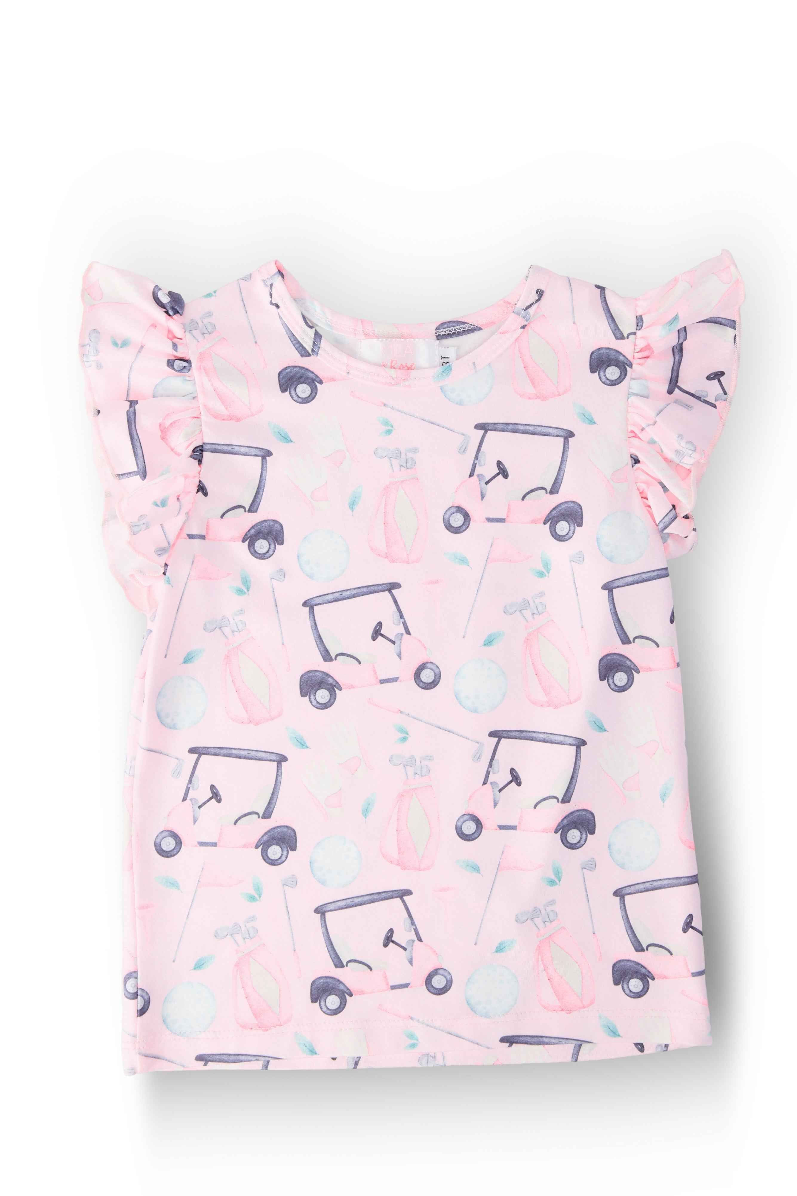 Tee Time S/S Ruffle Tee