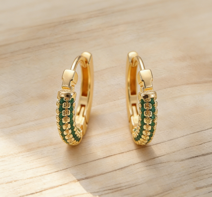 Starry Sky Zircon Earrings