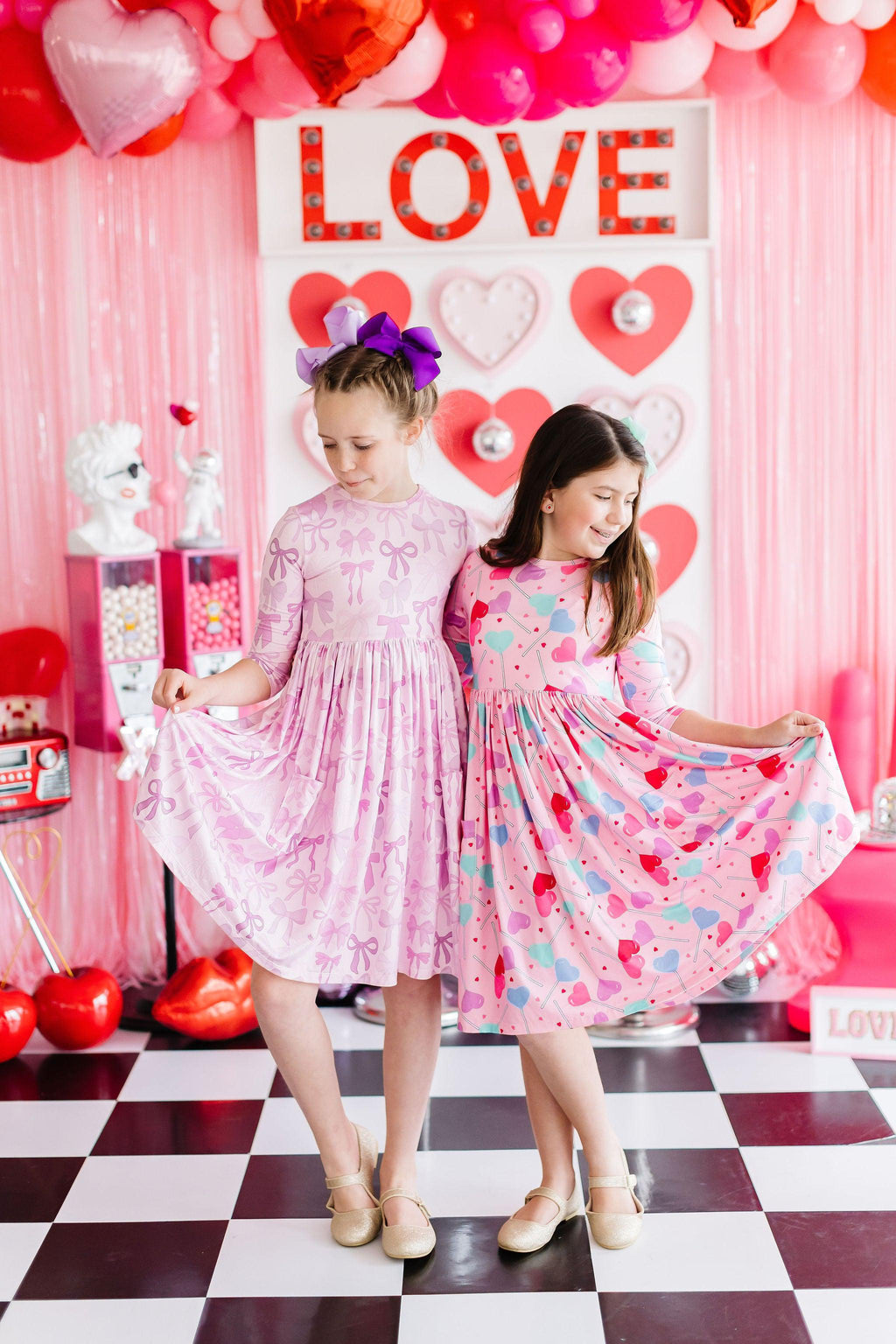 Sucker for You 3/4 Sleeve Pocket Twirl Dress
