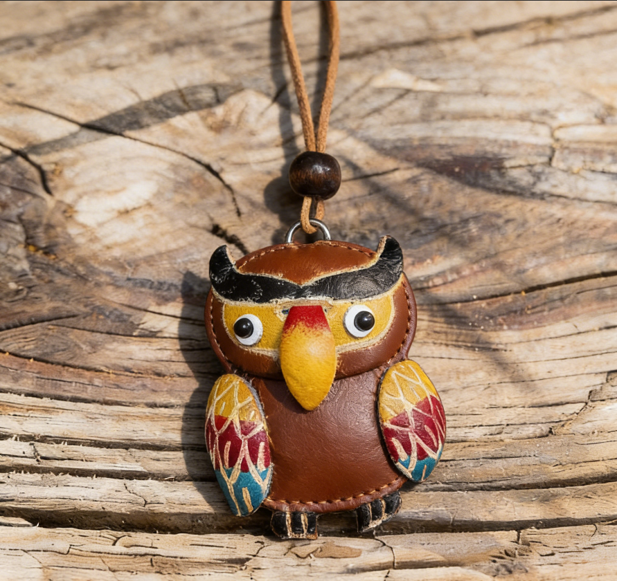 Cartoon Owl Keychain
