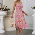 Summer Bohemian Strapless Maxi Dress