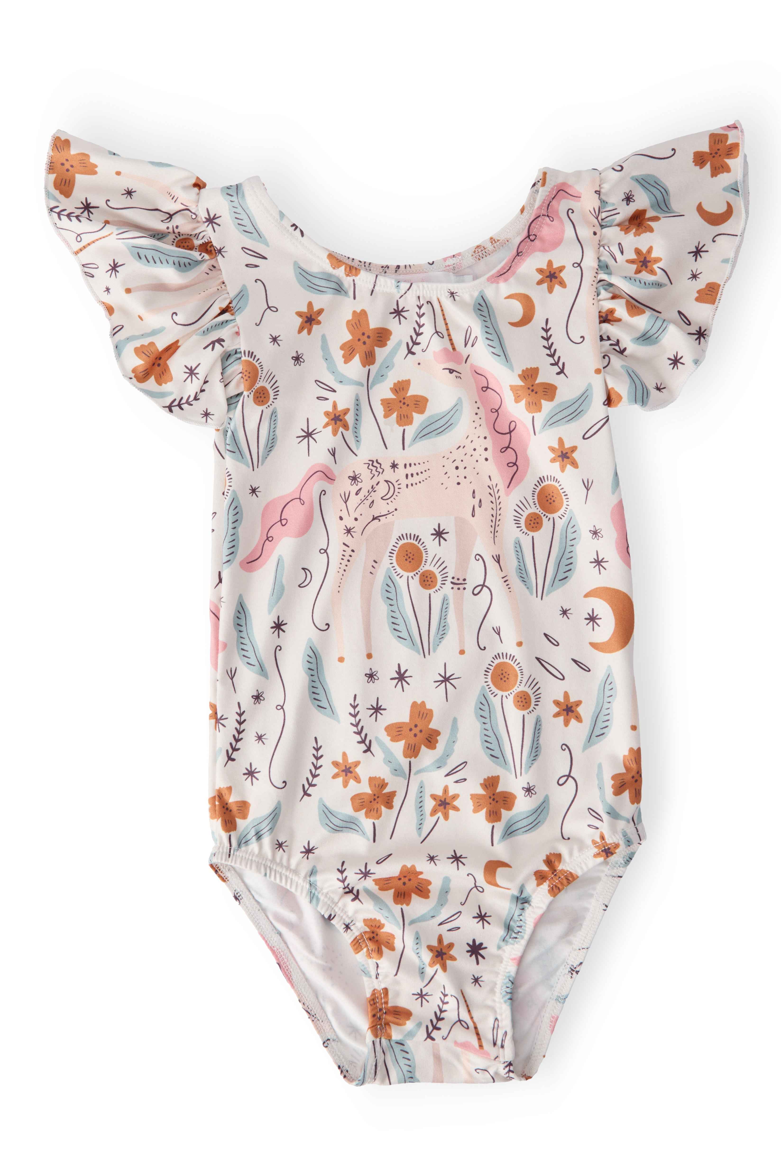 Unicorn Soiree S/S Flutter Sleeve Leotard