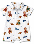 Varsity Bears Polo Shorty One-Piece