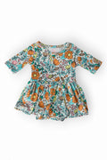 Vintage Vibes 3/4 Sleeve Twirl Bodysuit