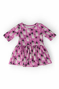 Witches Boo 3/4 Sleeve Twirl Bodysuit