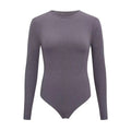 Women Long Sleeve O neck Tight Skinny Bodysuit