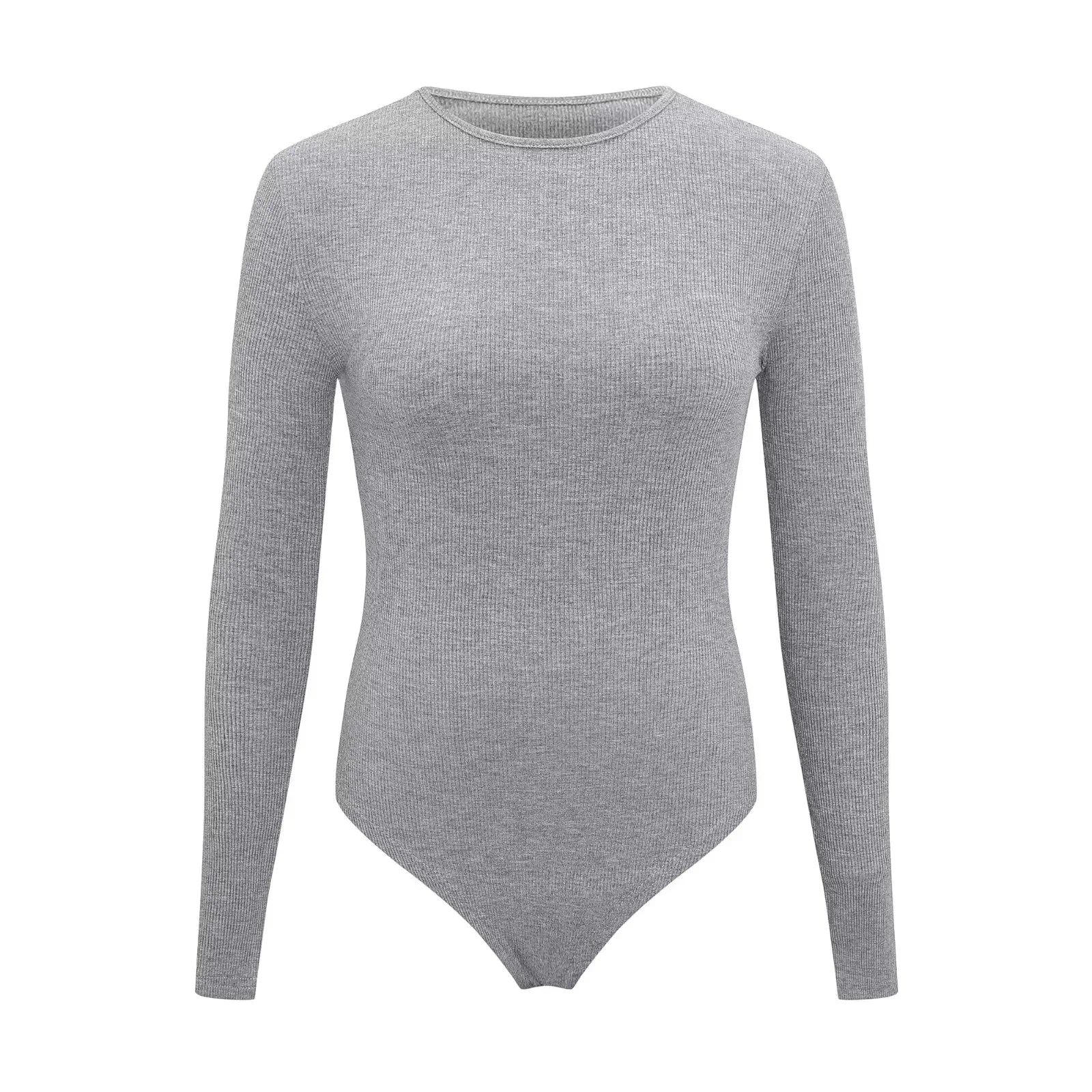 Women Long Sleeve O neck Tight Skinny Bodysuit