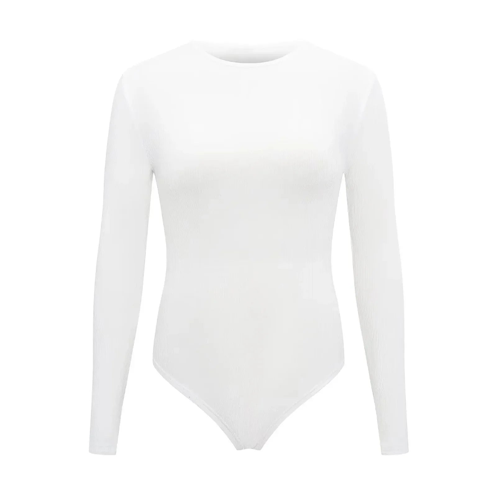 Women Long Sleeve O neck Tight Skinny Bodysuit