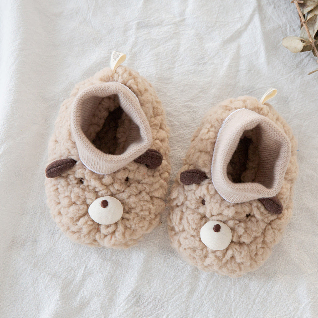 Thick Lamb Wool Baby Shoes And Socks