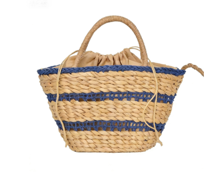 Handwoven Straw Shoulder Bag – Women's Exquisite Beach Vacation Purse, Premium Resort Tote