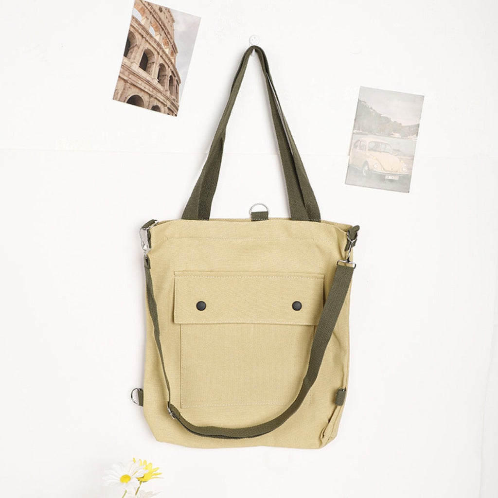 Nylon Crossbody Bag, Lightweight Underarm Bag, Simple Shoulder Canvas Bag,