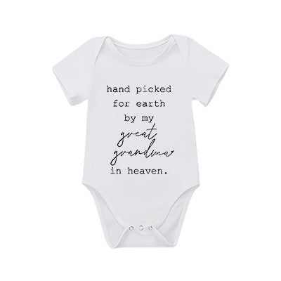 Summer Short Sleeve Baby Romper Bodysuit