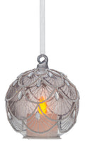 Crystal Lace Glow Candle Ornament