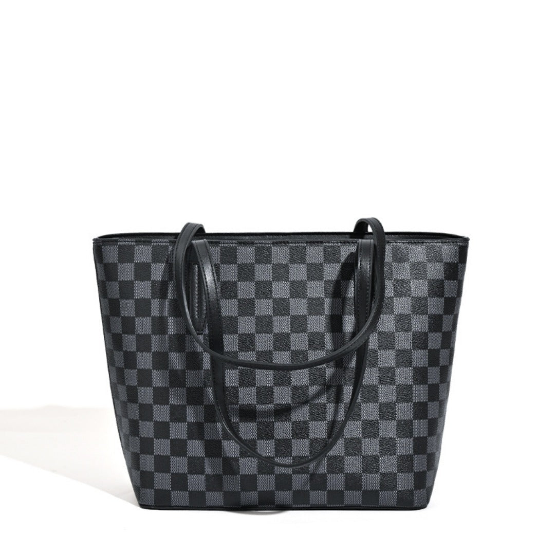 Light luxury oversized shopping bag, women's versatile portable tote bag, shoulder bag