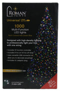 USB powered 1000 Superbright LED (82 foot) Green Wire Multifunction Lights with Timer - Multicolor
