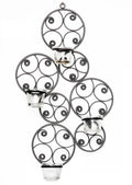 Biedermann Retro Scroll Tealight Sconce, 11 By 19-Inch